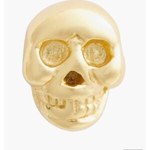 Argento Vivo Single Skull Stud Earring